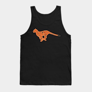 Runing cheetah Tank Top